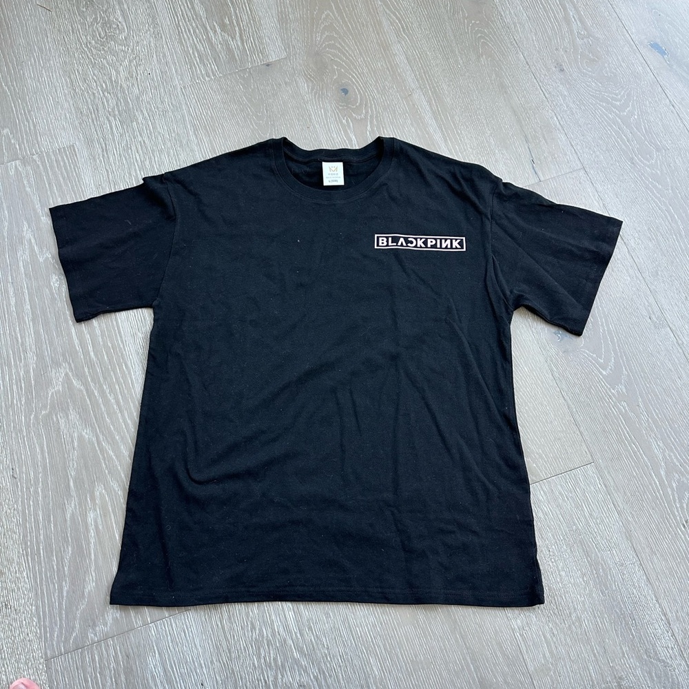 Ladies Blackpink Born Pink Tour Tee T-shirt large lg L Black